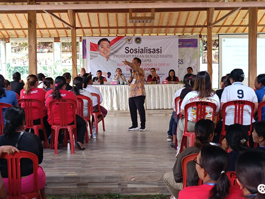 Sosialisasi program makanan bergizi gratis