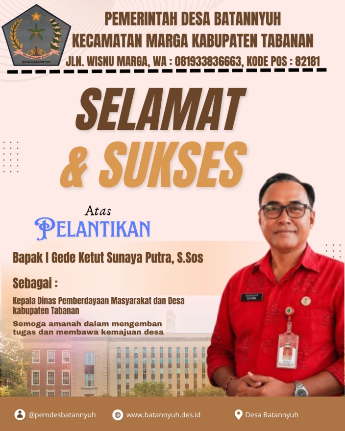 Pelantikan Kepala Dinas Pemberdayaan Masyarakat dan Desa